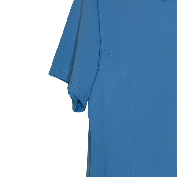 Cutter & Buck Polo Shirt Size Large Blue Grand‎ Sport Logo DryTec Womens SS - Picture 3 of 6